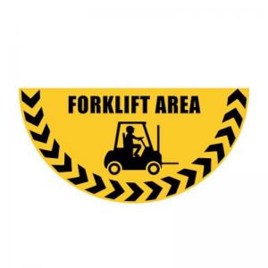 Forklift Area Half Circle Floor Marker 417108