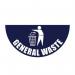 General Wastehalf Circle Floor Marker 417110