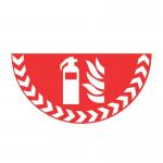 Fire Extinguisherhalf Circle Floor Marker 417117