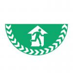 Fire Exit Symbolhalf Circle Floor Marker 417118