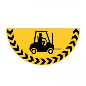 Forklift Symbol Half Circle Floor Marker 417119