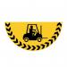Forklift Symbolhalf Circle Floor Marker 417119