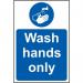 Wash Hands Only- 1.2 mm Recyclable Pp (200 X 300 Mm) 417241
