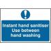 Instant Hand Sanitiser Usebetween Hand Washing - Sapp (300 X 200 Mm) 417244
