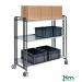 Konga multi-positional steel shelf trolleys 417404