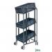 Konga multi-positional steel shelf trolleys 417406
