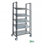 Konga multi-positional steel shelf trolleys 417408