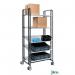 Konga multi-positional steel shelf trolleys 417408