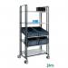 Konga multi-positional steel shelf trolleys 417408