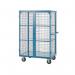 Heavy duty distribution trolley, with 2 steel shelves 417426