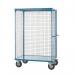 Heavy duty distribution trolley, with 2 steel shelves 417426