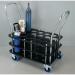 Oxygen cylinder trolley for 22 x 100mm dia. bottles 417582