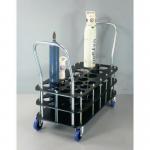 Oxygen cylinder trolleys for 100mm & 140mm dia. bottles 417590