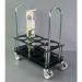 Oxygen cylinder trolley - 8 bottles, black 417594