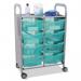 Gratnells antimicrobial storage trolley with trays 417873