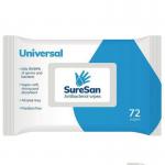 Universal anti-bacterial/ viricidal wipes 418066