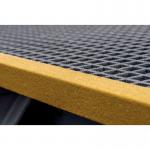 Stair Nosing Cover, Grp,55 X 55 Mm, Length 2000 Mm, Yellow 418199