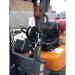 Forklift truck mounted wheelie bin tipper 418411