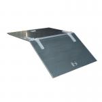 Wheeled sheet metal tipping skips - lids 418481