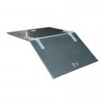 Wheeled sheet metal tipping skips - lids 418482