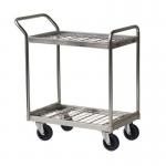 Order picking trolley with mesh shelves 418519