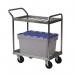 Order picking trolley with mesh shelves 418519