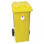 Lockable clinical waste wheelie bin 418576