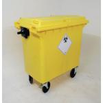 Lockable clinical waste wheelie bin 418596