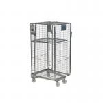 Standard nestable A frame roll containers with mesh panels 418673