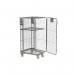 Standard nestable A frame roll containers with mesh panels 418673