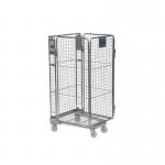 Standard nestable A frame roll containers with mesh panels 418676