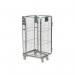 Standard nestable A frame roll containers with mesh panels 418676