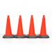 50 cm Coloured Dominatorcone - Red Pack of 4 418686