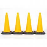 50 cm Coloured Dominatorcone - Yellow Pack of 4 418687