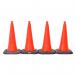 75 cm Coloured Dominatorcone - Red Pack of 4 418690
