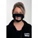Re-usable Face Masks Withvision Panel - Black - Pack of 5 418837