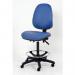 X 3 High Chair with Lock Loaded Castorsupholstered in Anti-bacterial Vinyl - Sapphire Blue 418905