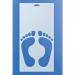 Feet Stencil (190 X 300 Mm) 419020
