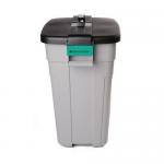 90Lt Rect Dustbin Base With Lid 