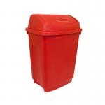 Coloured flip top waste bin 419120