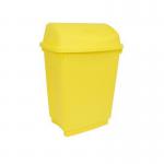 Coloured flip top waste bin 419121