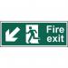 Fire Exit (man Arrowdownleft) - Sav (600 X 200 Mm) 419147