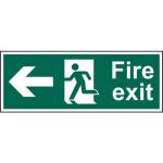 Fire Exit (man Arrowleft) - Sav (400 X 150 Mm) 419157