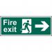 Fire Exit (man Arrowright) - Sav (400 X 150 Mm) 419166