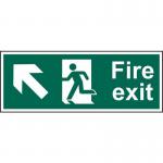 Fire Exit Running Manarrow Upleft Sapp (400 X 150 Mm) 419179