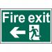 Fire Exit Running Manarrow Left - Sapp (600 X 400 Mm) 419188