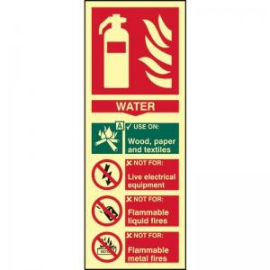 Fire Extinguisher Composite - Water - Pho 75 X 200mm 419193