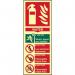 Fire Extinguisher Composite- Water - Pho (75 X 200 Mm) 419193