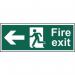Fire Exit Running Man Arrowleft - Fmx Dsided (450 X 150 Mm) 419214