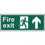 Fire Exit Running Man Arrowup - Fmx Dsided (450 X 150 Mm) 419215